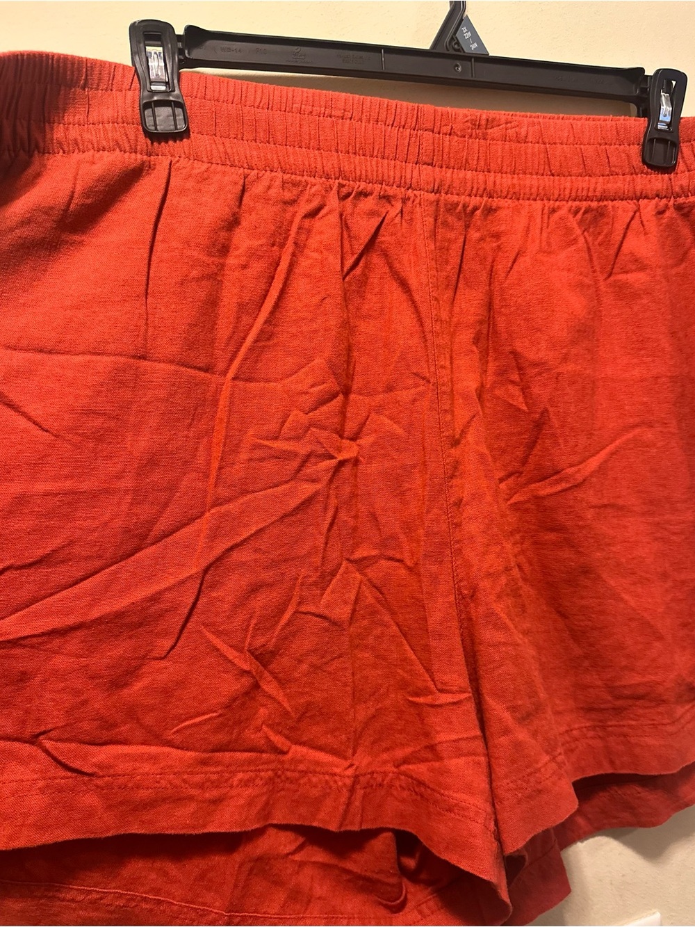 NEW. Old Navy Rust Orange Elastic Waist Shorts